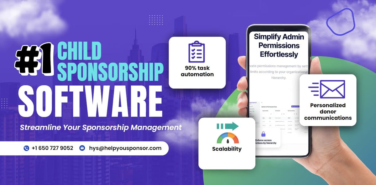 Why HelpYouSponsor is the best child sponsorship software